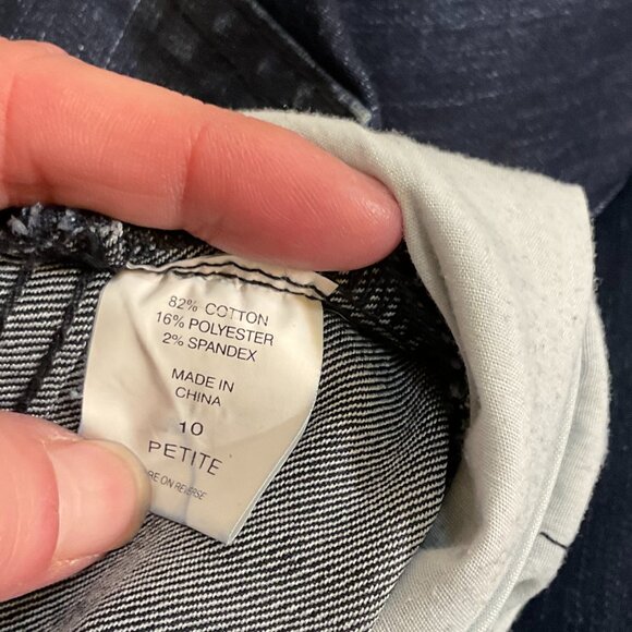 New York & Co Petite Low Rise Bootcut Jeans, Blue, Size 10 P - Picture 4 of 7